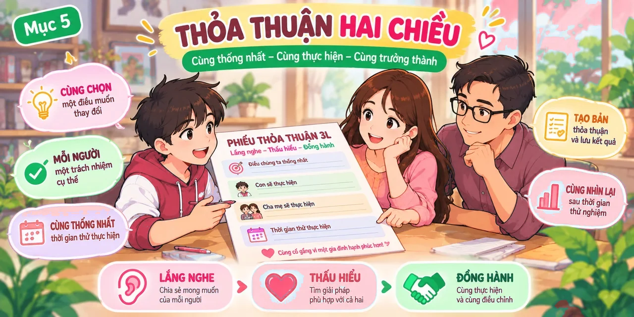 Minh họa phiếu thỏa thuận 3L