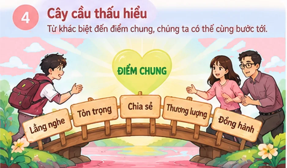 Cây cầu thấu hiểu nối hai phía